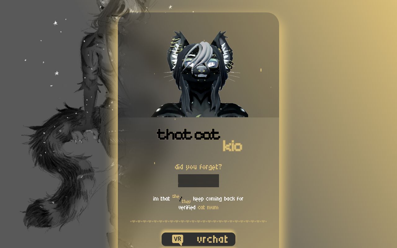 Carrd profile picture for @thatcat
